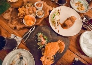 dining under the stars at opia bali